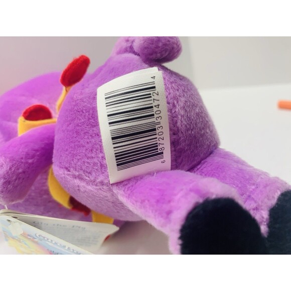 Care Bears Gig the Pig Purple Plush Stuffed Animal 2004 Play Along Toy w/ Tags - Picture 11 of 14